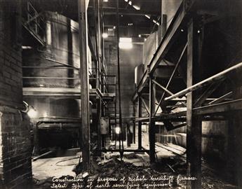 (OIL PRODUCTION) An album with 24 photographs depicting the operations of Conewango Refining Oil Company, Pennsylvania.